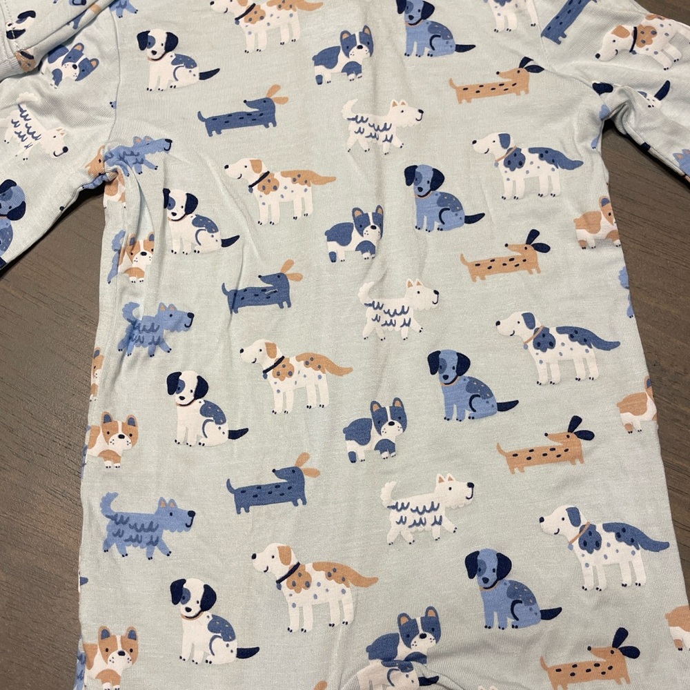 🐶 NEW! • Little Me • Bamboo Sleeper with Hat | Size: 9 months - Picture 7 of 7